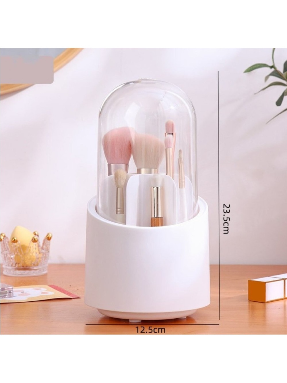 Makeup Brush Organizer 360 degree rotation - Picture 4 of 5